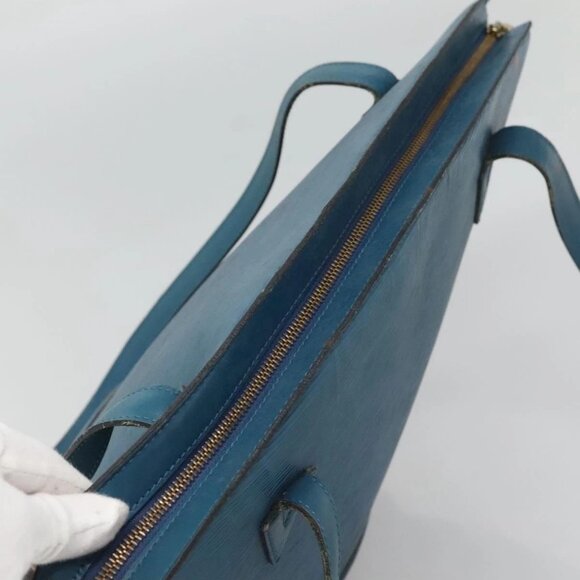 LOUIS VUITTON Epi Saint Jacques Shopping Shoulder Bag Blue M52275 LV Auth 120775 - Picture 7 of 16